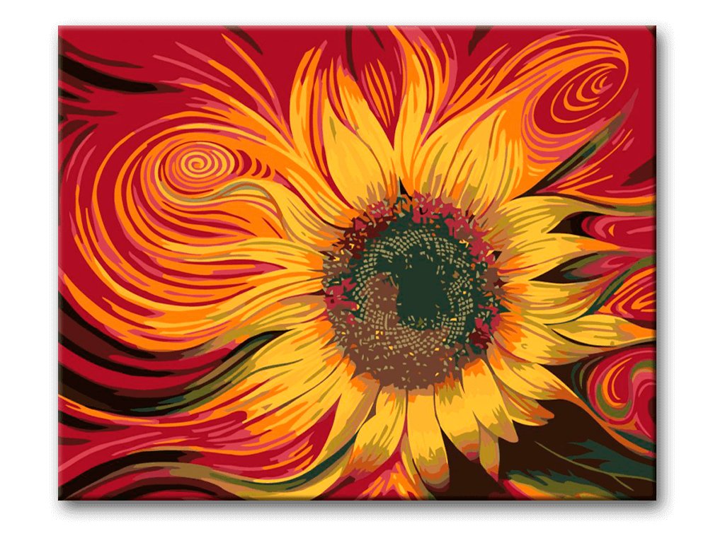 Sunflower On Fire