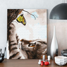 Load image into Gallery viewer, Cat And A Butterfly
